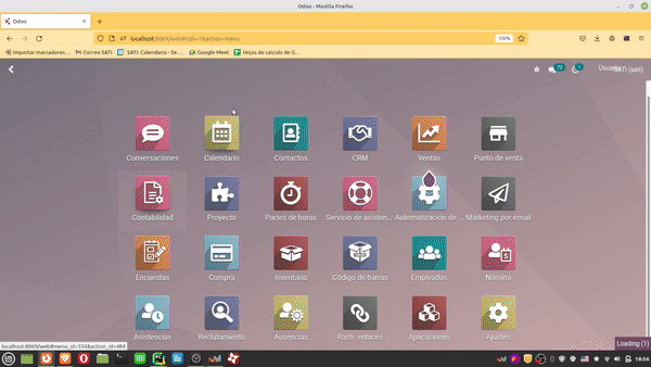 Soporte RG 90 en Odoo